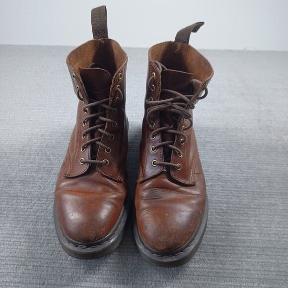 Dr Martens Men\'s Pascal Boot Size 10 Combat 8-Eye Distressed Brown Leather Punk main image 5